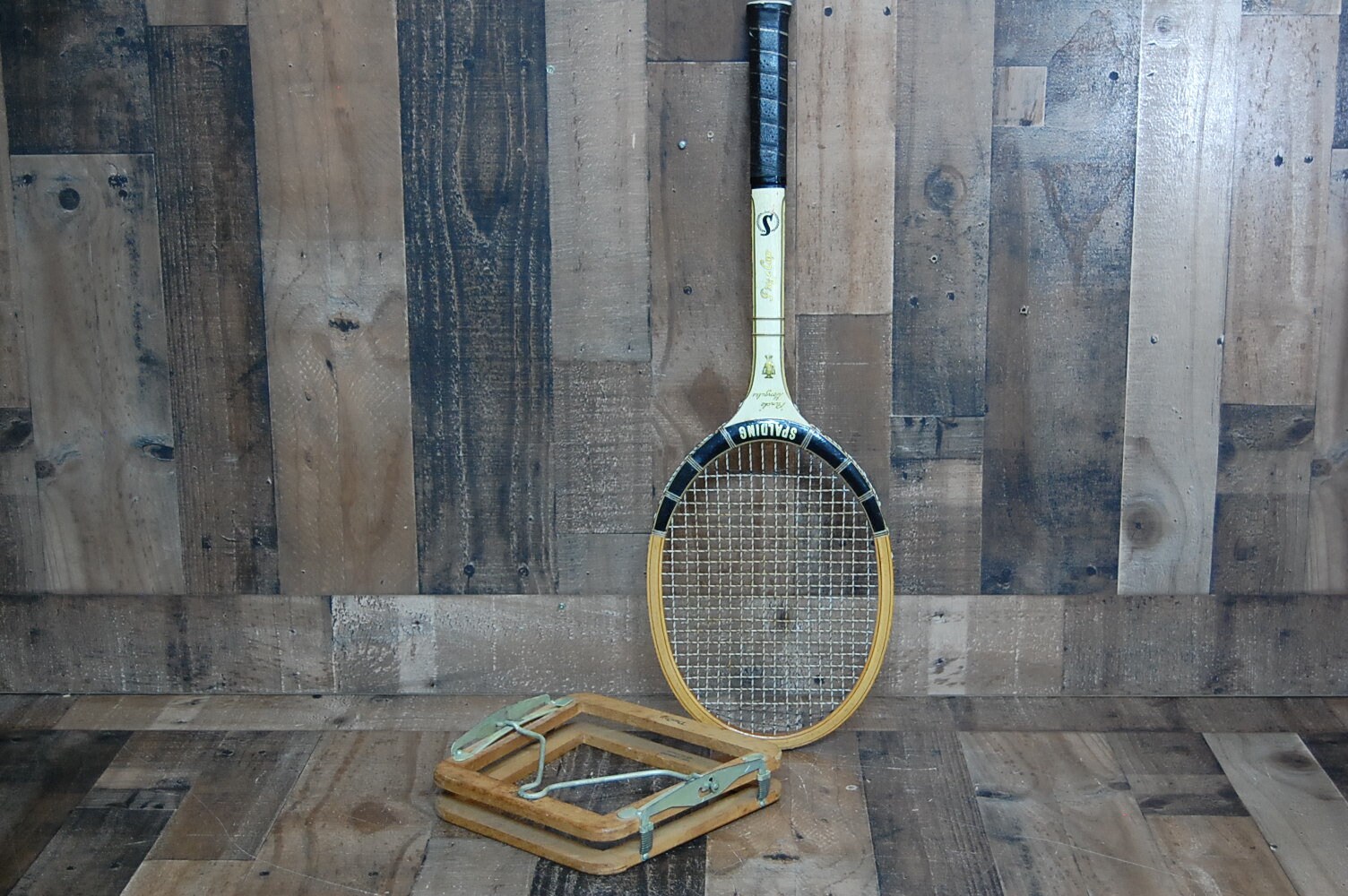 Raquette Vintage Pancho Gonzales Spalding Années 60-70 – Avec Sa Housse, état Impeccable