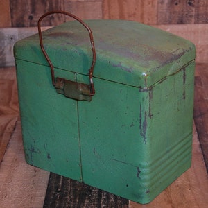 Vintage Sears Electric Fence, vintage farmhouse green electric fence, vintage home decor, ranch house decor, 1940's farmhouse Free Shipping image 8