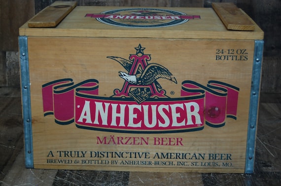 Anheuser-Busch Vintage Beer Crate - Large