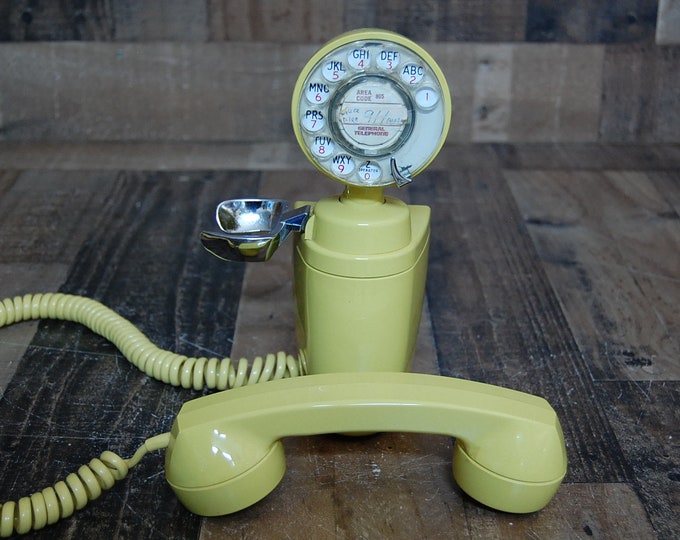 Vintage Rotary Wall Phone Rare Side Mount Receiver Cradle Etsy