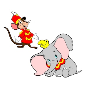 Dumbo and Timothy SVG File