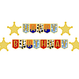 Fichier SVG Toy Story bannière inspirée