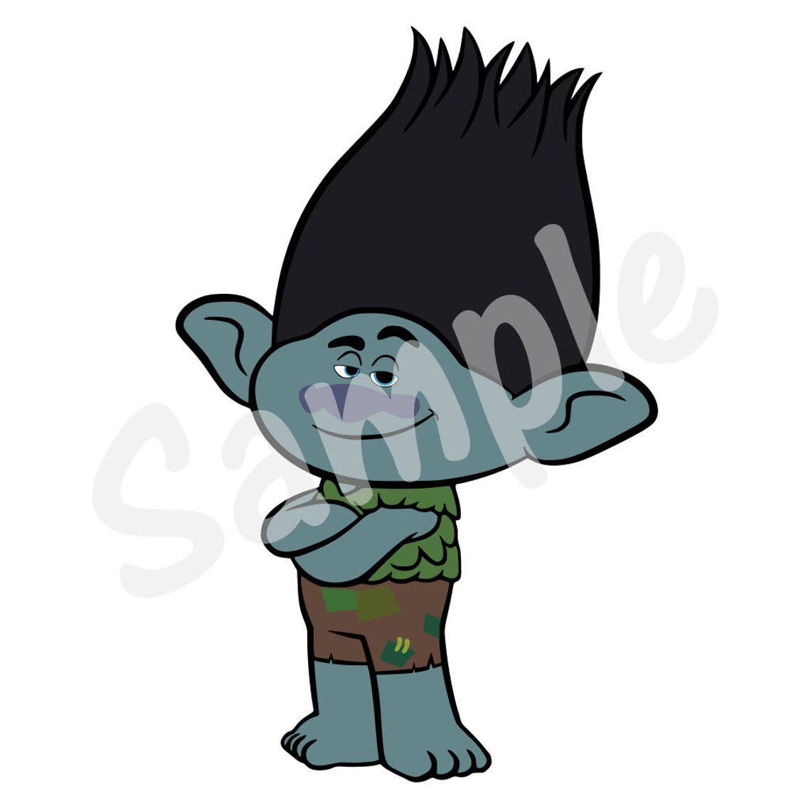 Trolls Princess Poppy Branch SVG - Etsy