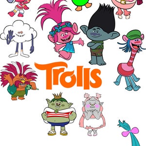 Trolls Princesa Poppy, Ramo SVG