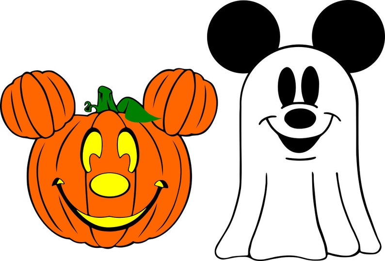 Download Mickey Mouse Halloween Time Svg Files Etsy