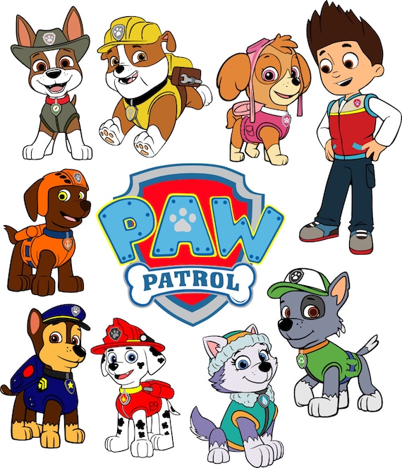 Download Paw Patrol Svg Files Etsy
