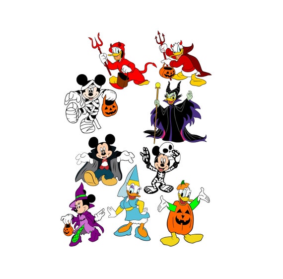 Mickey Halloween Time SVG Files Etsy