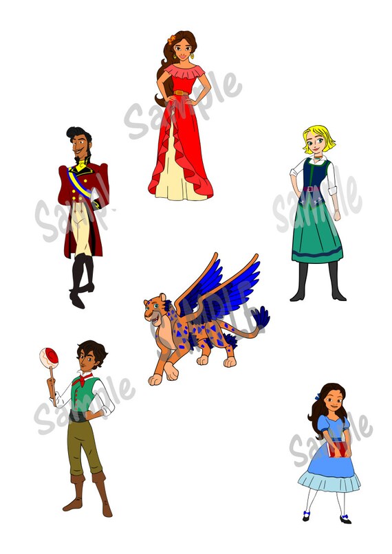Elena Of Avalor Characters Svg For Cricut And Other Cutting Etsy