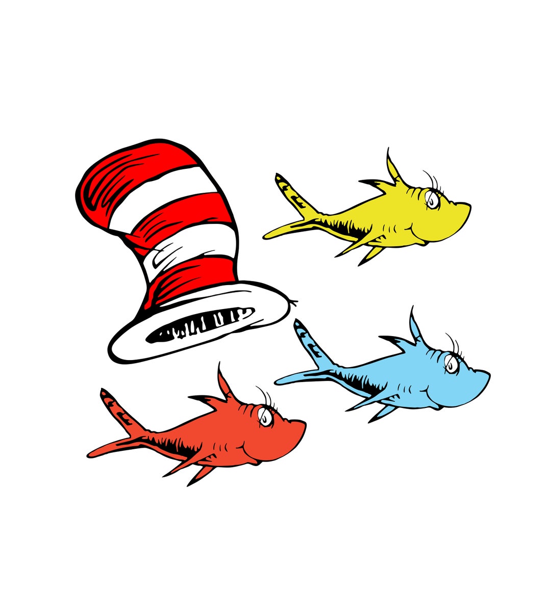 Cat in the Hat Related SVG Files Etsy