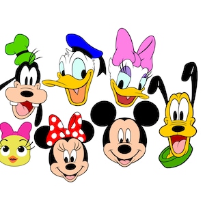 Mickey & Friends SVG file