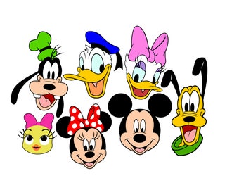 Mickey & Friends SVG file