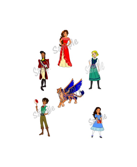 Elena of Avalor Characters SVG for Cricut and Other Cutting - Etsy