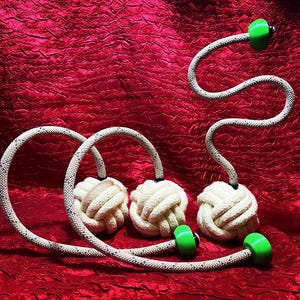 Static Leash Teardrop Fire Poi (Set of 3)