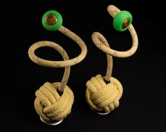Static Leash Classic Fire Poi (Pair of 2)