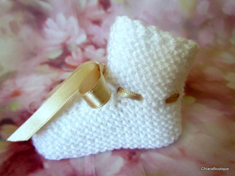 Unisex baby booties/knitted baby booties/photo prop booties/baby boots/ baby slippers/christening booties/baby shower gift/Ugg booties image 7