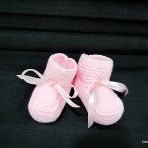 crochet baby booties, baby booties,knitted baby booties,photo prop booties,baby boots,baby slippers,christening booties,baby shower gift image 5