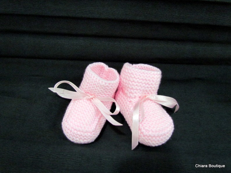 crochet baby booties, baby booties,knitted baby booties,photo prop booties,baby boots,baby slippers,christening booties,baby shower gift image 5