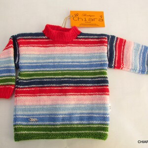 Sweater Children, hand-knitted sweater CHUCKY Dolls Good Guys, Kids shirt for child, sweater knitted image 3