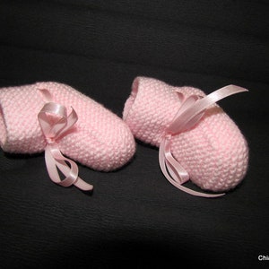 crochet baby booties, baby booties,knitted baby booties,photo prop booties,baby boots,baby slippers,christening booties,baby shower gift image 2