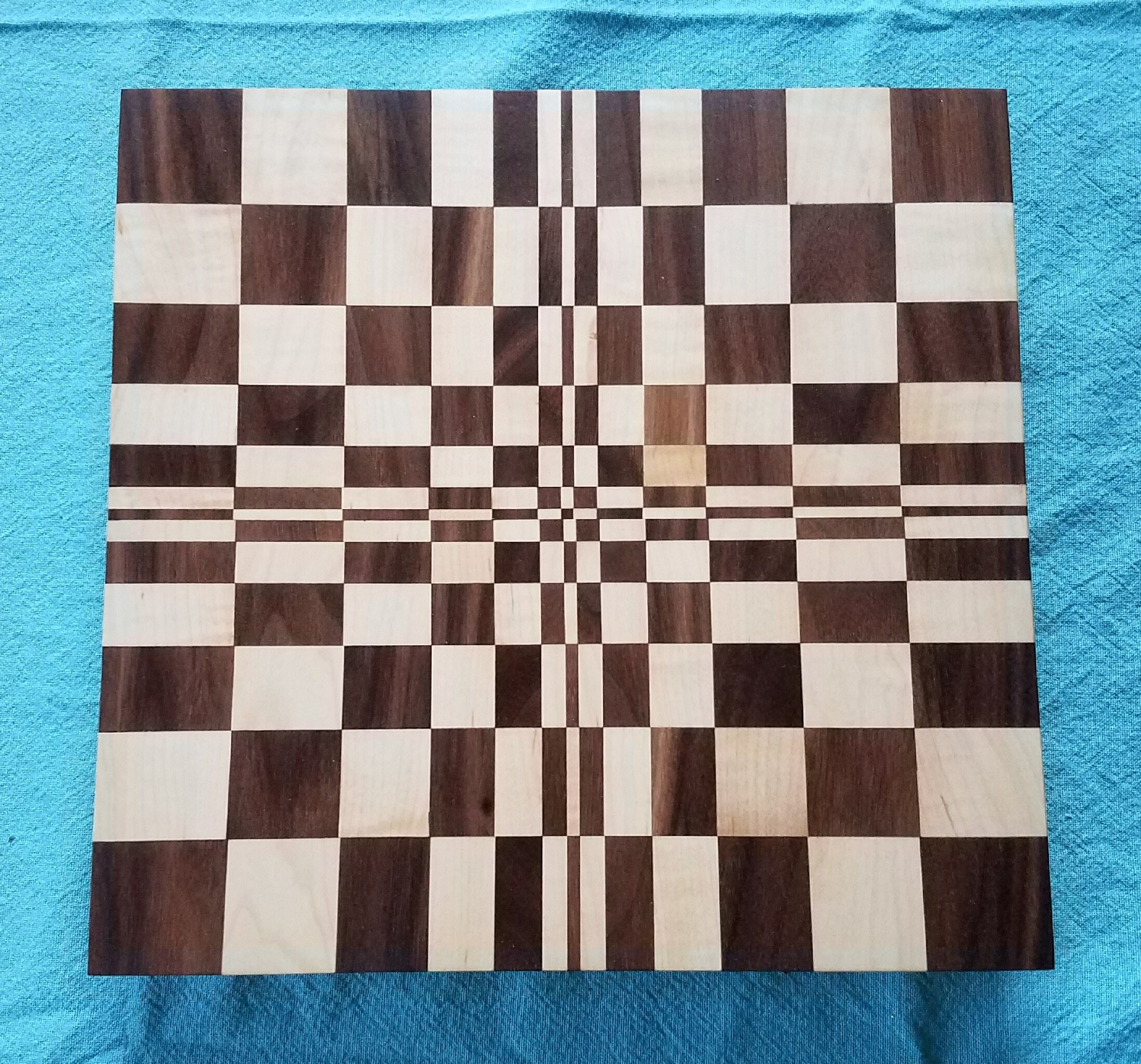 3D Checkerboard Cutting board Etsy