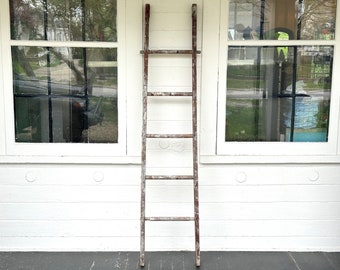 wood ladder ~ authentic stackable wood ladder ~ from a retired painter ~ middle section stackable ladder ~ has a little sway ~ 44C