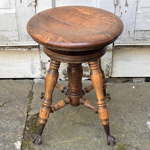 Antique piano stool - Etsy 日本