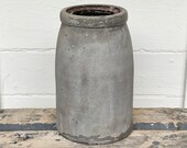 early crock handmade looks unglazed great color antique crock 1800s crock primitive antiques stoneware farmhouse antiques