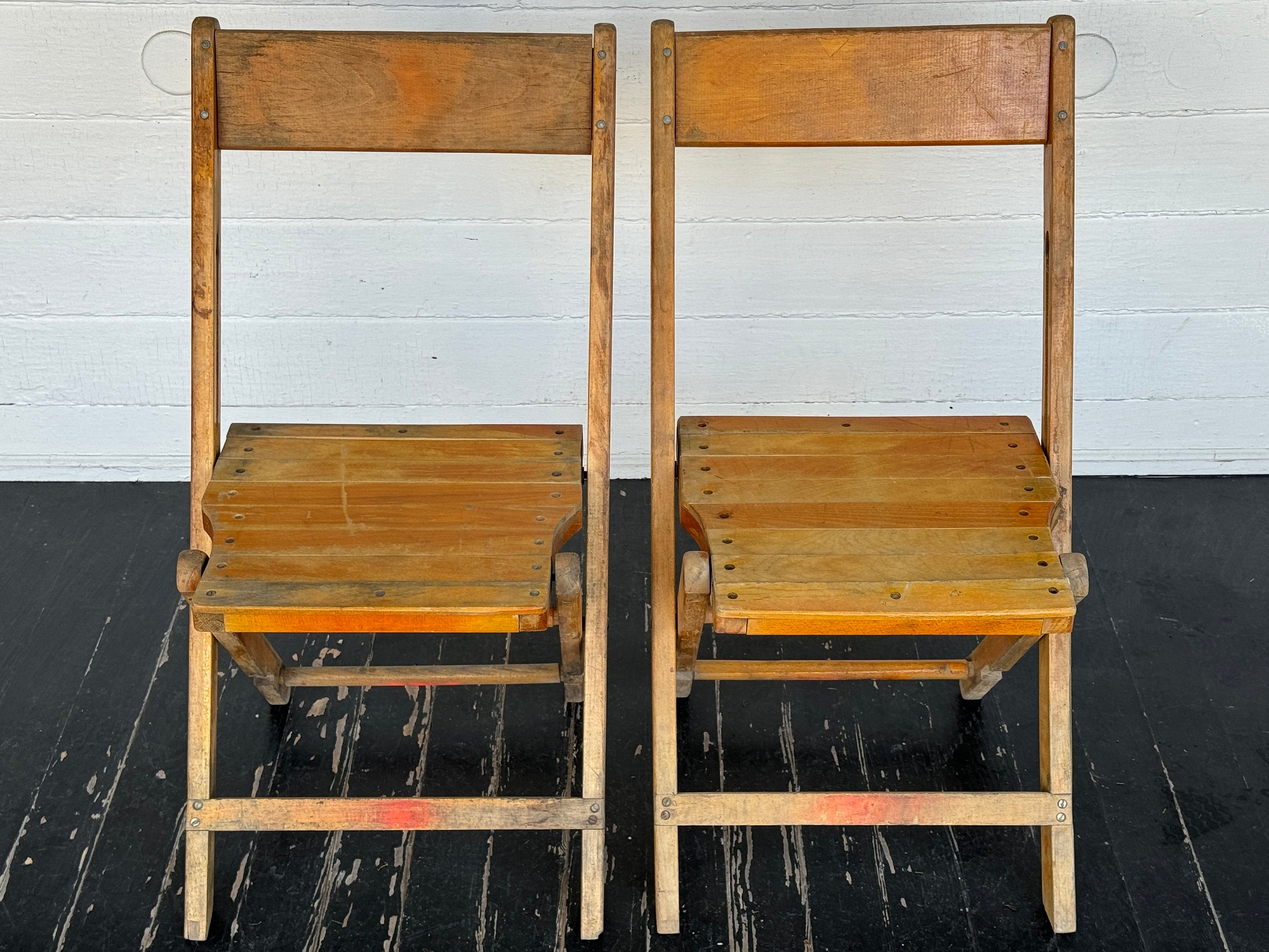 Oak Folding Chairs Snyder Chair Co Wood Folding Chairs