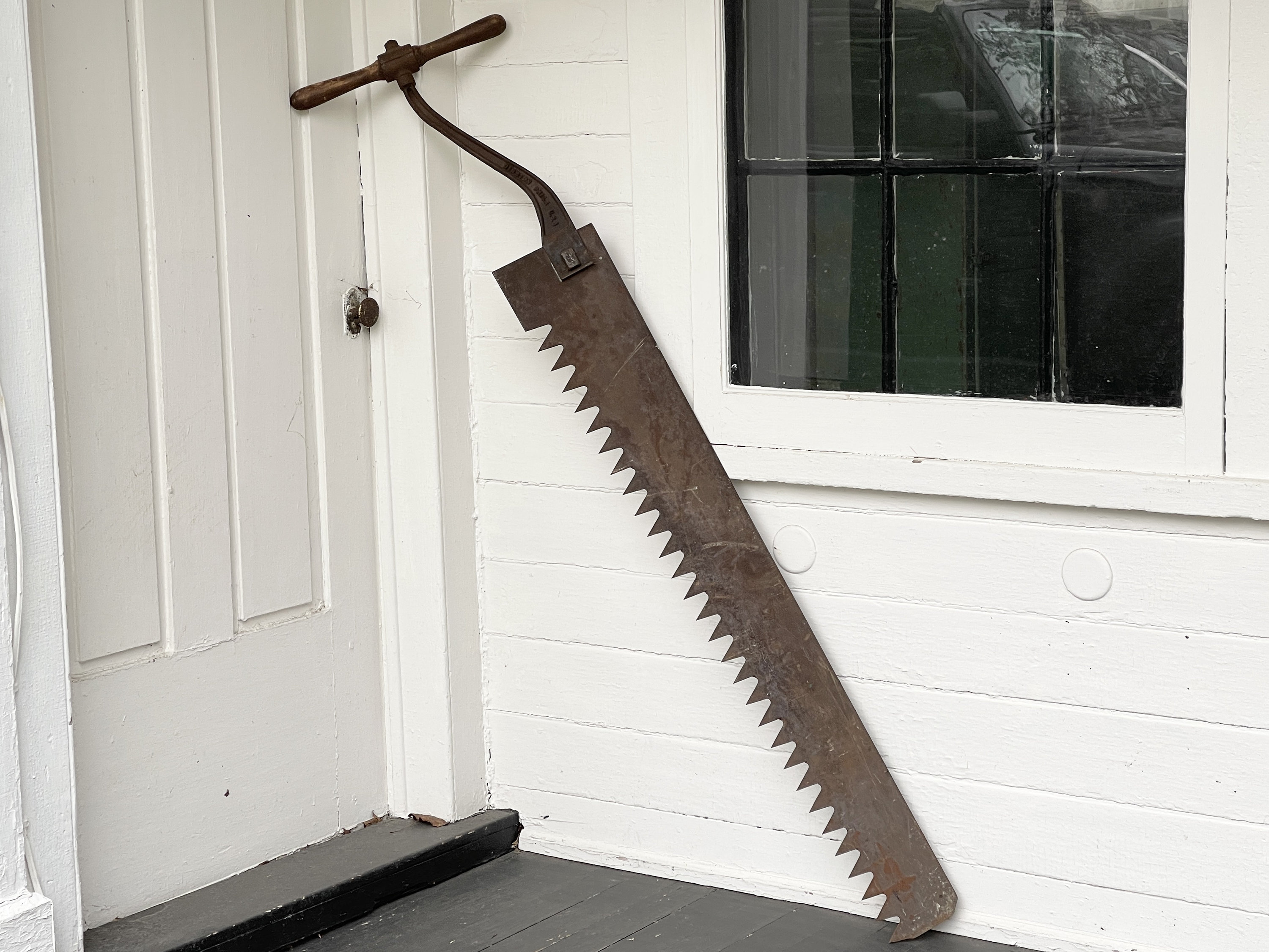 Antique cheap ice saw