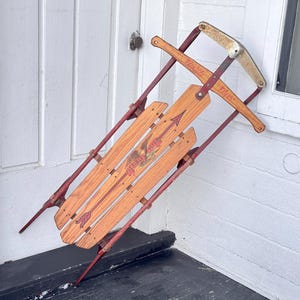 Vintage Flexible Flyer Snow Sled - Etsy