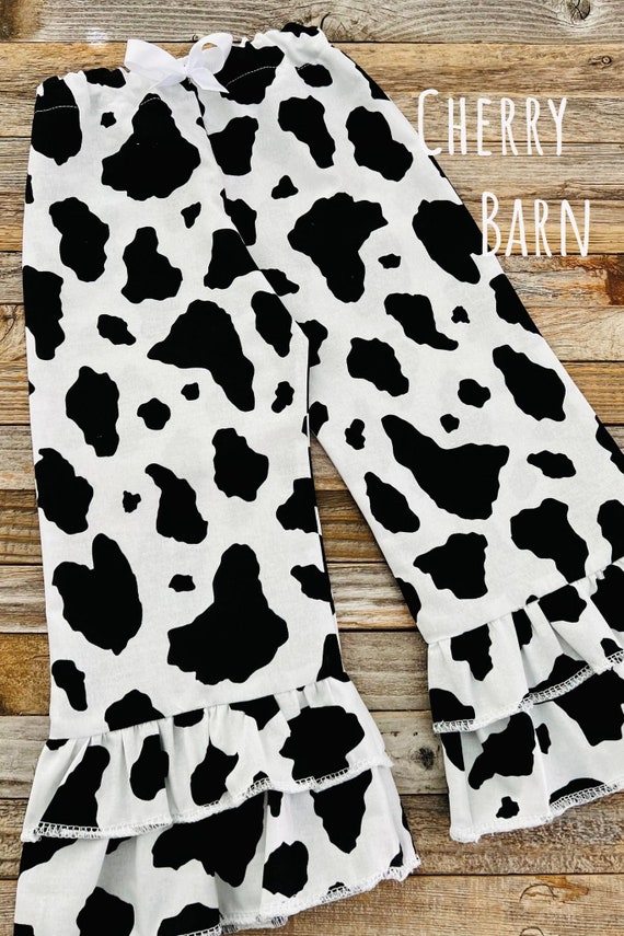 Chiku cow pattern Wester Wear Women Pants - Zakarto