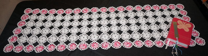 colorful runner long table runner table display crochet table runner crocheted long centerpiece