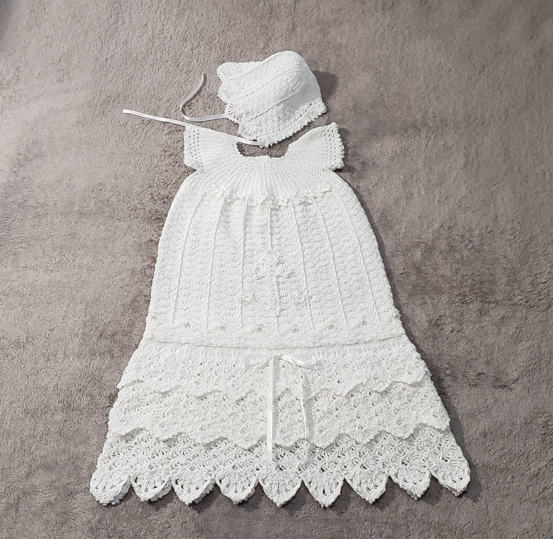 Raveled Cables Christening Gown - Judy's Knitting Page