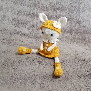 Stuffed Animals & Plushies, Crochet Lily the lamb Doll, crocheted stuffed little lamb doll, Soft plushies toy, stuffed animal