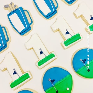 Golf Sugar Cookies ~ Custom Decorated Cookies ~ Priced per Dozen!