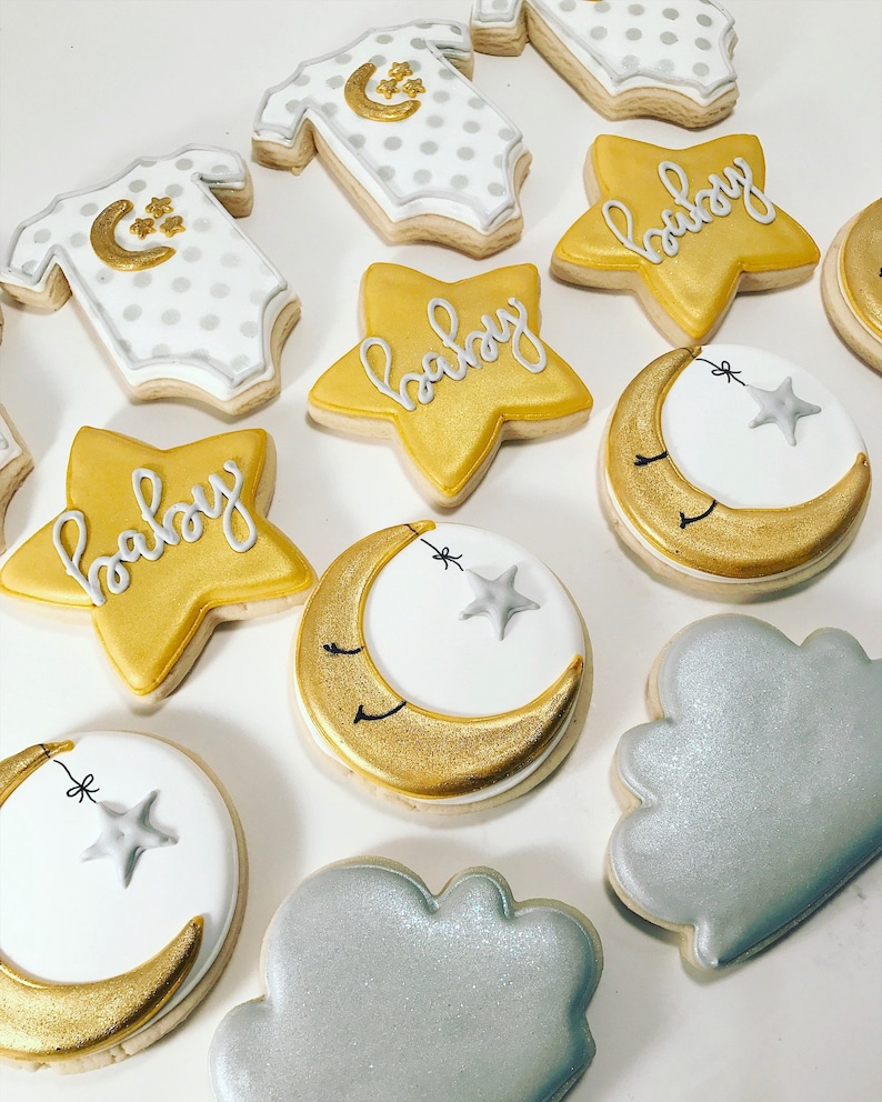 Baby Shower Cookies Twinkle Twinkle Little Star Etsy