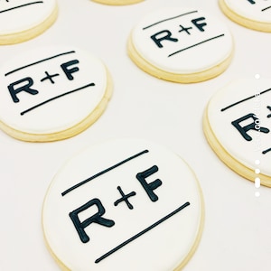 Custom Business Logo Cookies - 1 Dozen (12) Custom Sugar Cookies