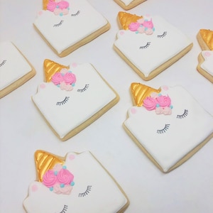Unicorn Custom Cookies