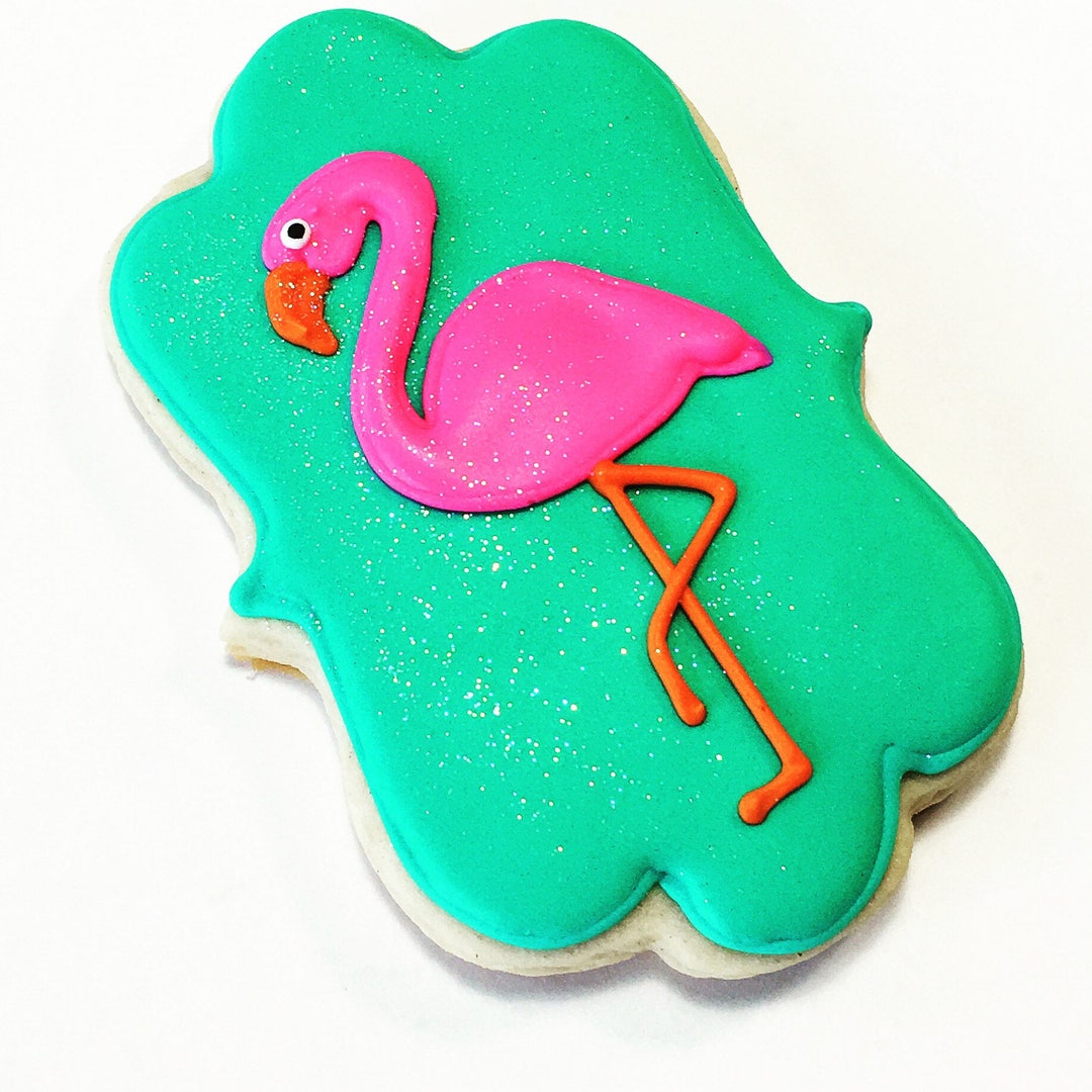 Flamingo Sugar Cookies Etsy