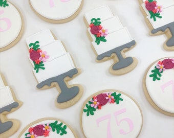 Elegant Birthday Cookies