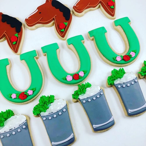 Kentucky Derby Themed Cookies Etsy