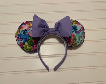 Diadema con orejas de Stitch 626 inspirada en Disney
