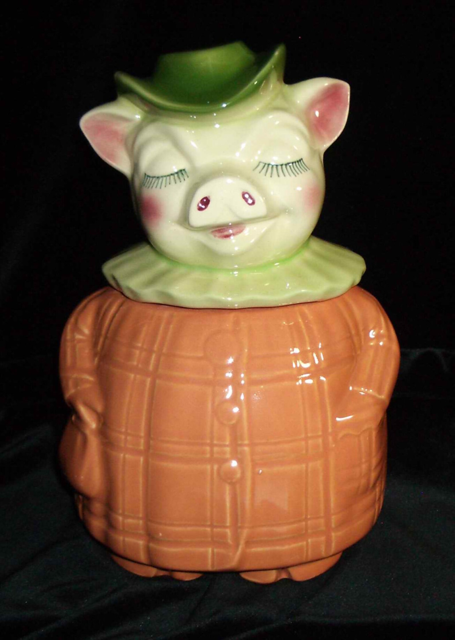 Winnie Pig Cookie Jar with Bank Head Vintage 1940 by Shawnee Etsy