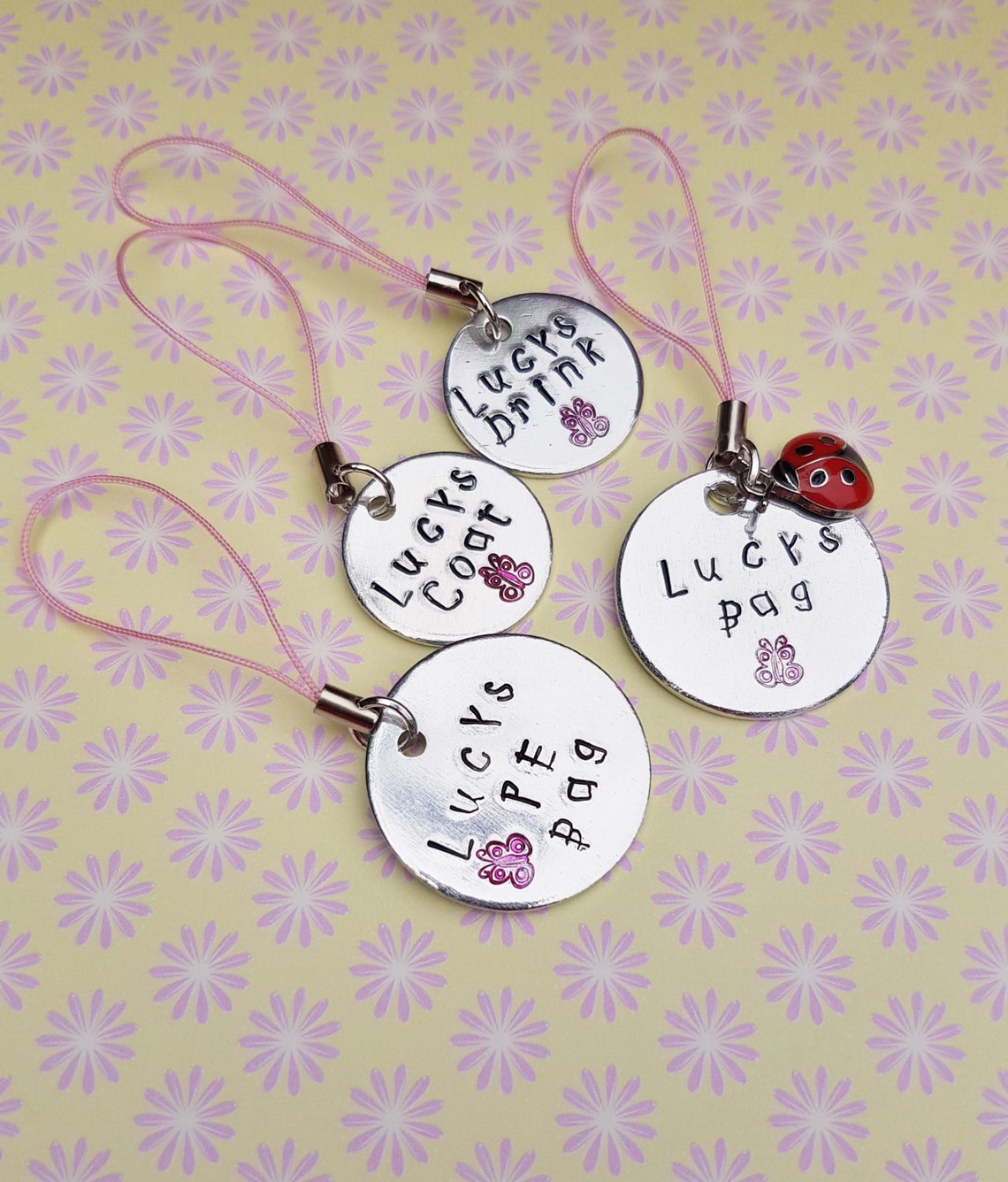 BACK TO SCHOOL Bag Drinks Coat Name Tags. Fun. Etsy