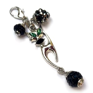 Cat Charm Clip - Purse Clip - Key Chain Clip
