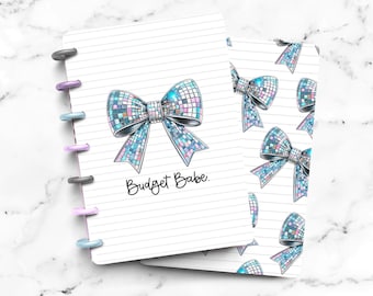 Budget Savings Finance Laminated Discbound Planner Cover | Fits Happy Planner | Ring Agenda Dashboard