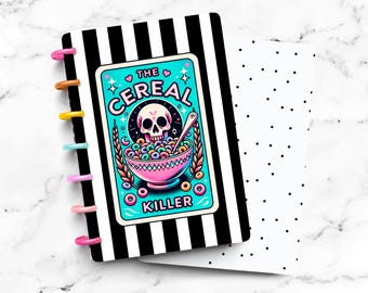 Cereal Killer Tarot Laminated Discbound or Ring Planner Dashboard Divider | Fits Happy Planner