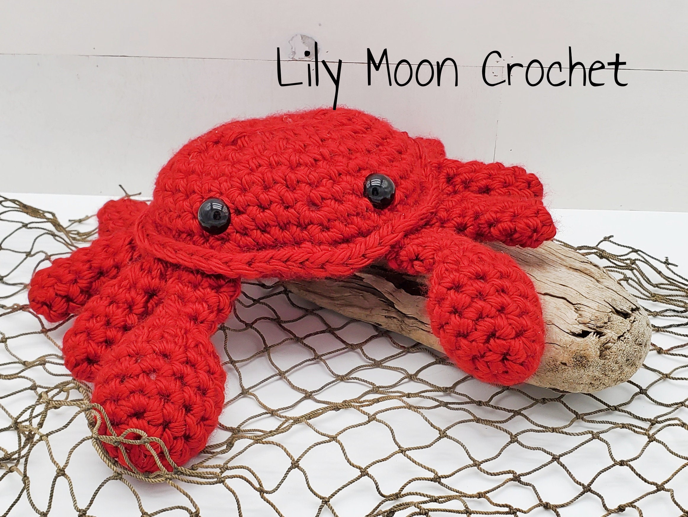 Large Crab Stuffed Animal Crochet Pattern