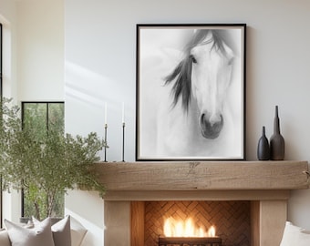 Horse Photography Digital Download Wall Art Print