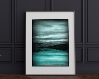 Teal Wall Art Printable Download Art Photography Large 20X30 Digital Download